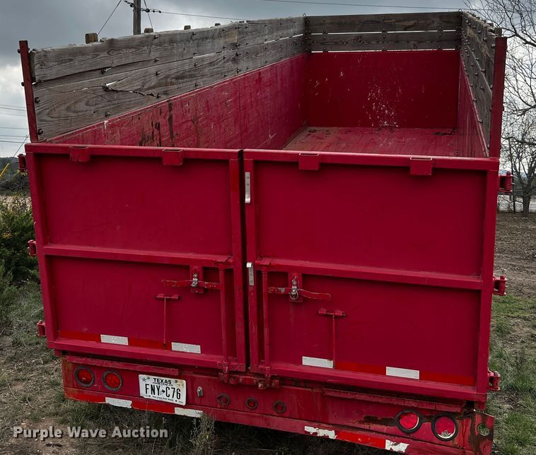 image for item DQ1935 2017 Texas Pride  dump trailer