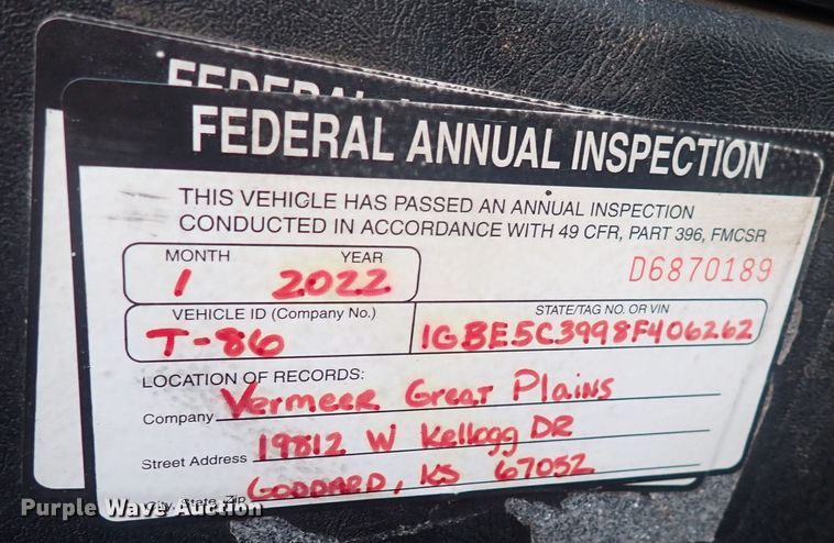 image for item DQ2994 2008 Chevrolet C5500  utility / service truck