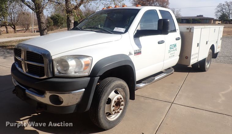 image for item DQ4951 2008 Dodge Ram 5500  Quad Cab utility / service truck