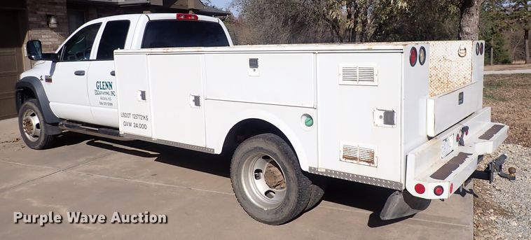 image for item DQ4951 2008 Dodge Ram 5500  Quad Cab utility / service truck