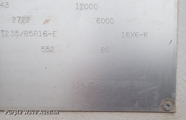 image for item DQ5024 2006 WW  enclosed cargo trailer