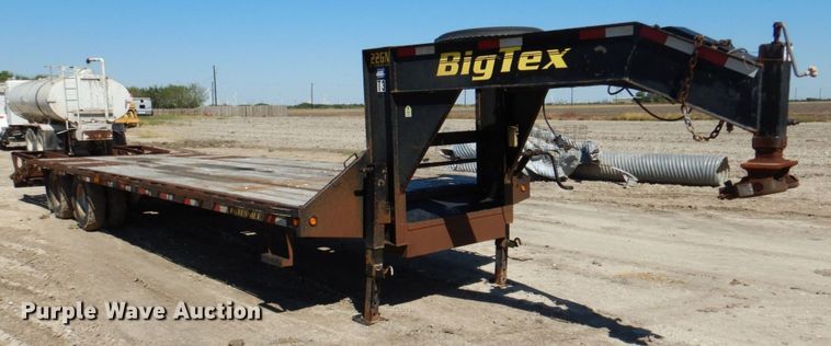 image for item DR2069 2012 Big Tex 22GN  equipment trailer