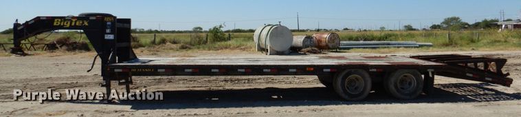 image for item DR2069 2012 Big Tex 22GN  equipment trailer