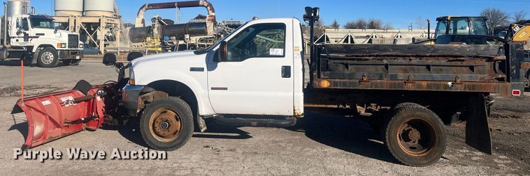 image for item DR7376 2004 Ford F550 Super Duty  dump flatbed truck