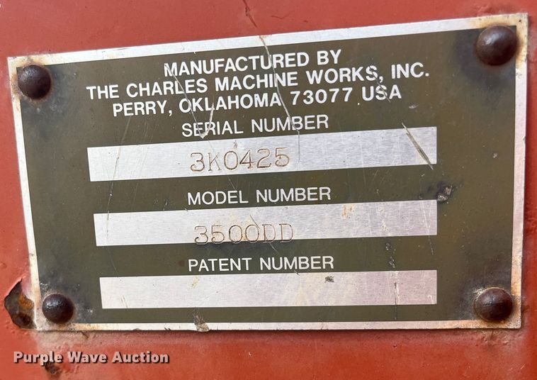 image for item DR7411 1993 Ditch Witch 3500DD  trencher