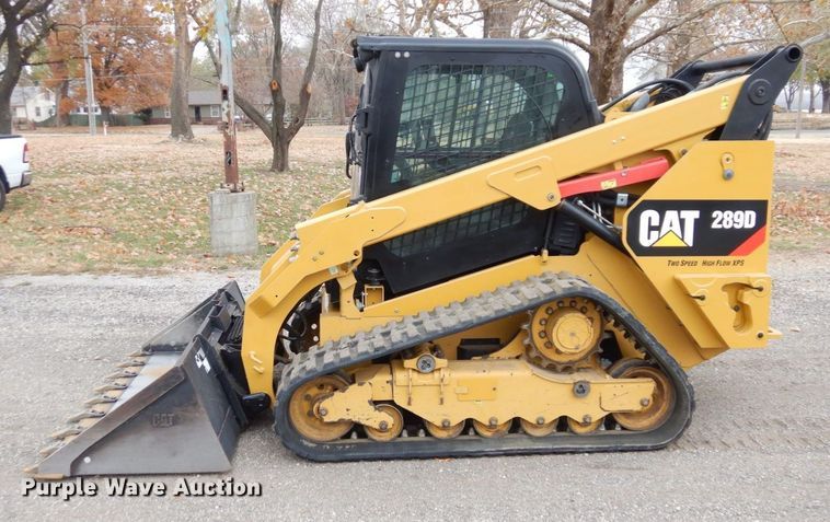 image for item DS1538 2018 Caterpillar 289D  tracked skid steer loader