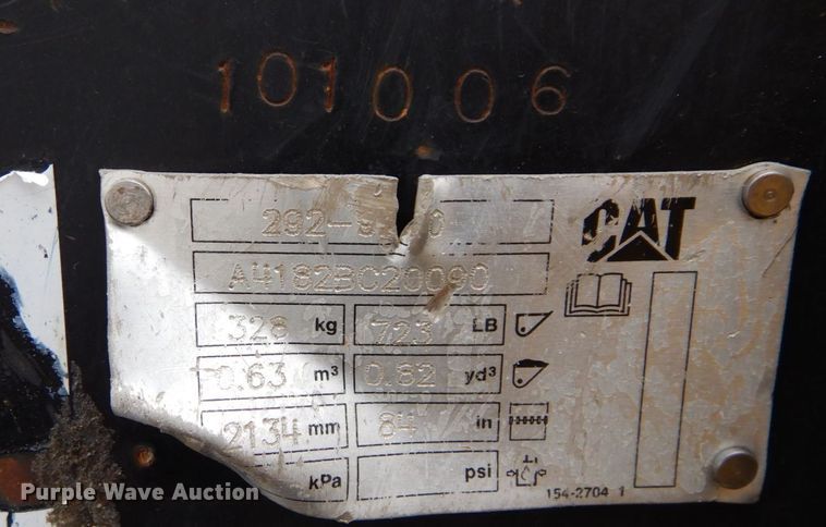 image for item DS1538 2018 Caterpillar 289D  tracked skid steer loader