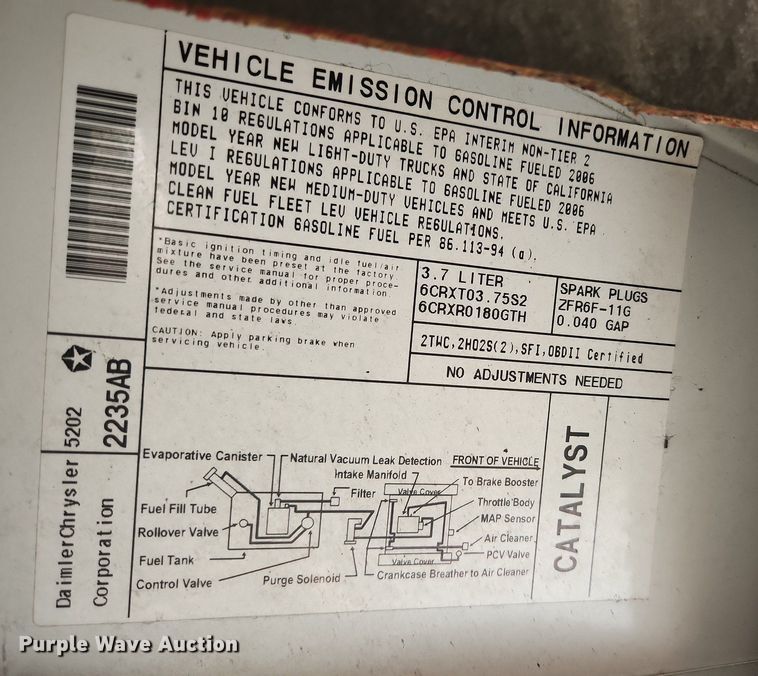 image for item EA9437 2006 Dodge Dakota SLT  Club Cab pickup truck