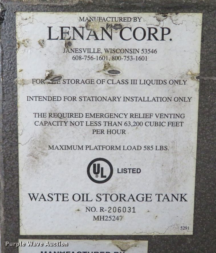image for item FB9836 Lanair MX150  waste oil heater