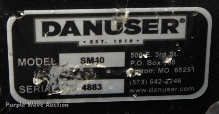 image for item HG9261 Danuser Hammer SM-40  skid steer post driver