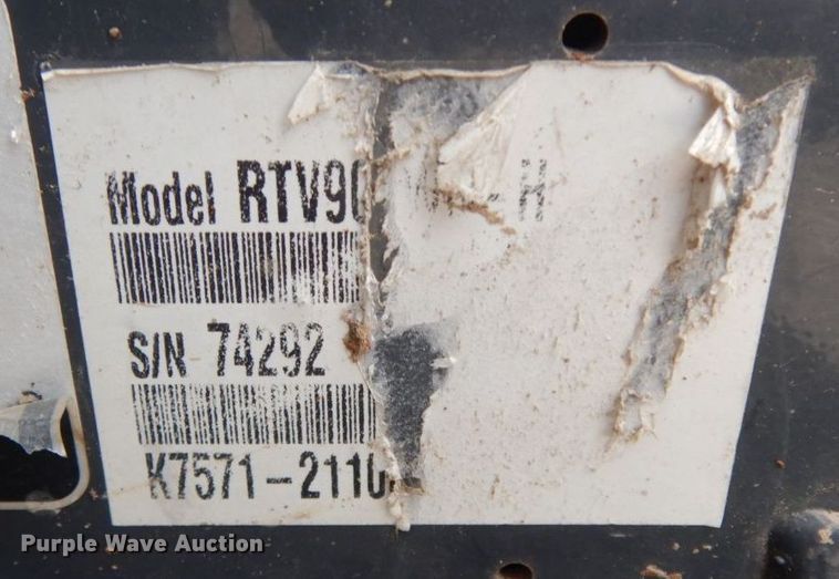 image for item HG9343 2007 Kubota RTV900  utility vehicle