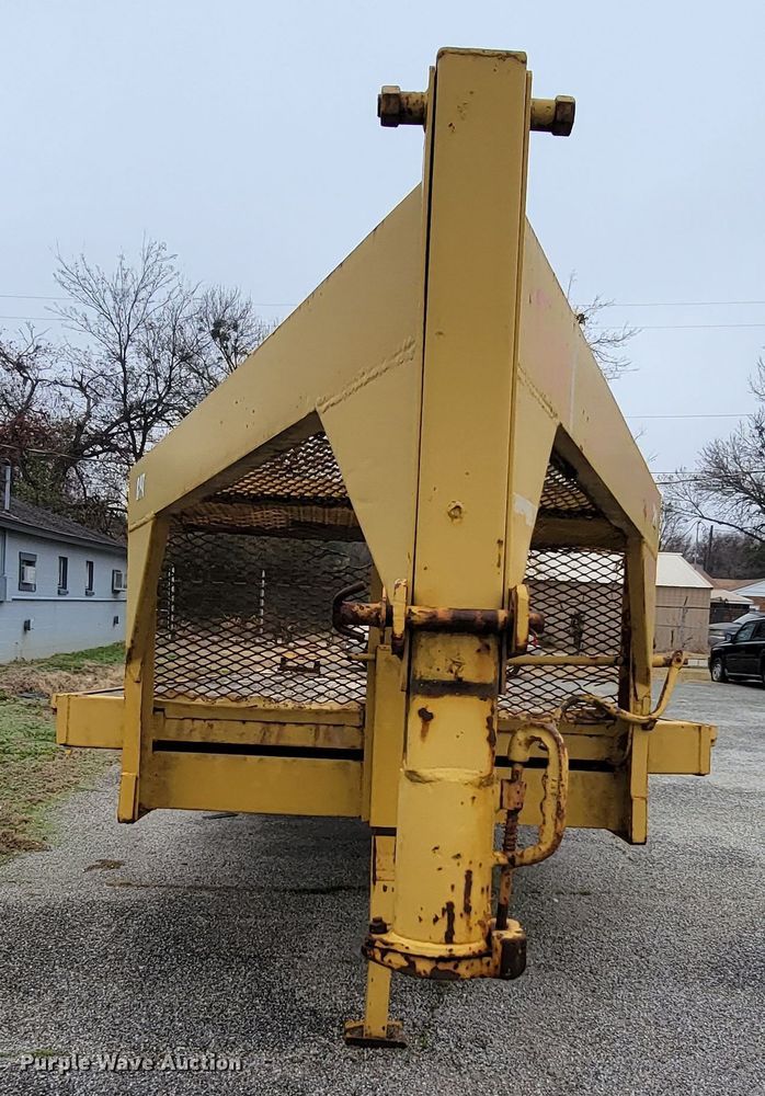 image for item HG9357 Shop built  equipment trailer