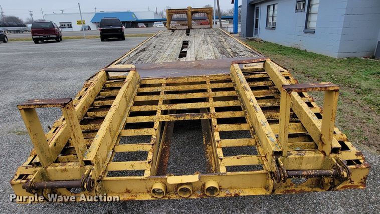 image for item HG9357 Shop built  equipment trailer