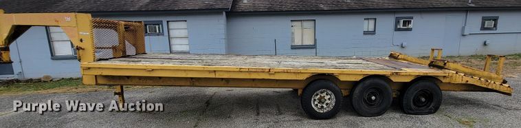 image for item HG9357 Shop built  equipment trailer