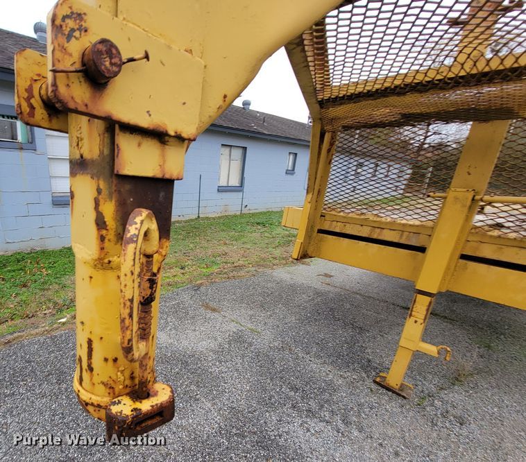 image for item HG9357 Shop built  equipment trailer