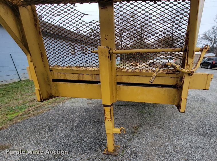 image for item HG9357 Shop built  equipment trailer