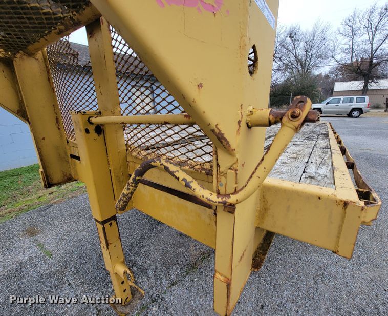 image for item HG9357 Shop built  equipment trailer