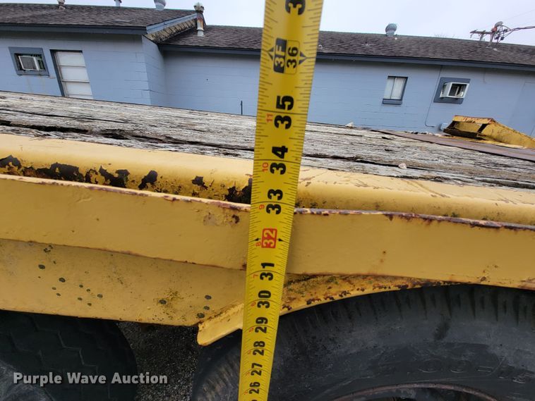 image for item HG9357 Shop built  equipment trailer