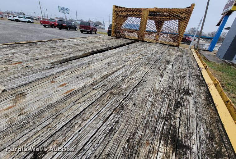 image for item HG9357 Shop built  equipment trailer