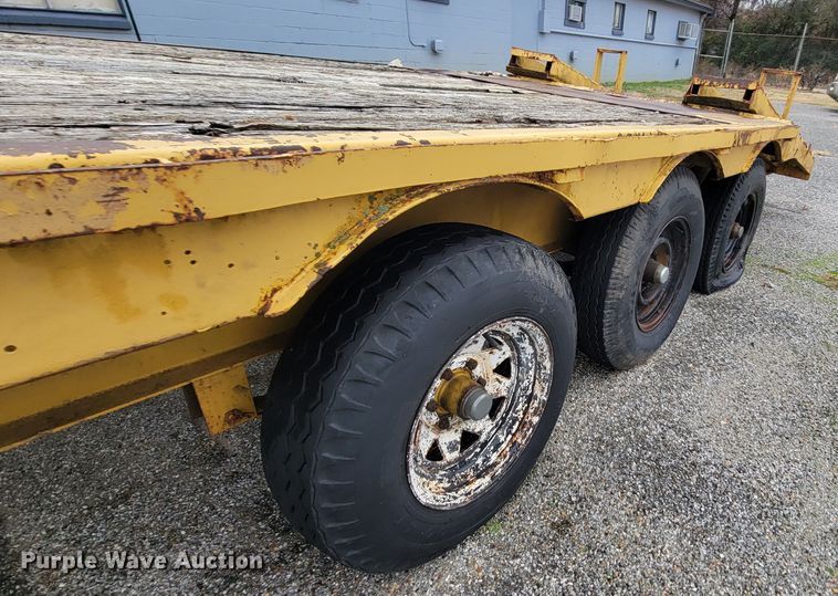 image for item HG9357 Shop built  equipment trailer