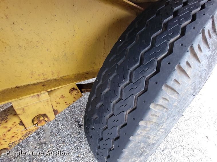 image for item HG9357 Shop built  equipment trailer