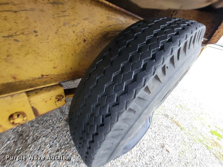 image for item HG9357 Shop built  equipment trailer