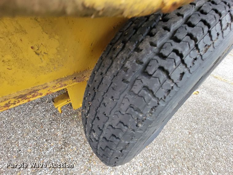 image for item HG9357 Shop built  equipment trailer