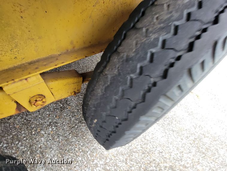 image for item HG9357 Shop built  equipment trailer