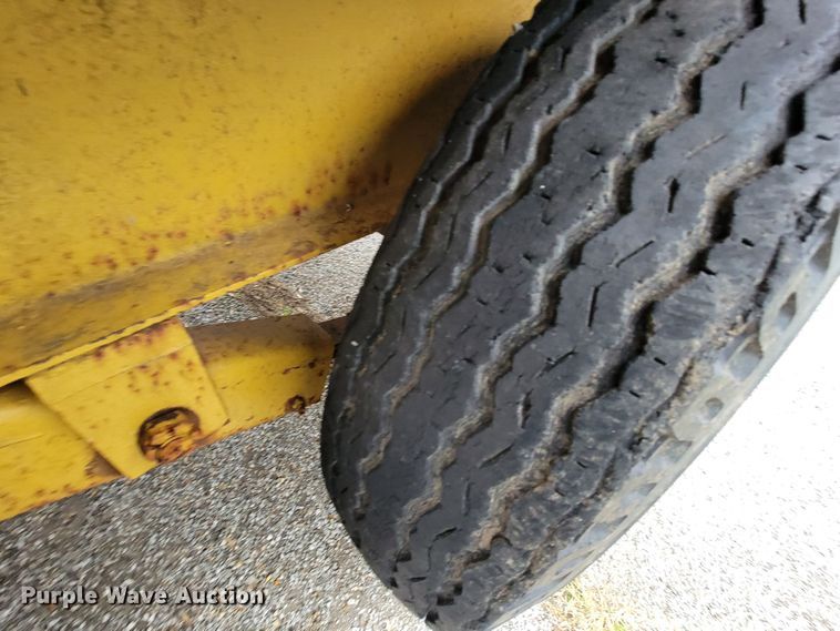 image for item HG9357 Shop built  equipment trailer