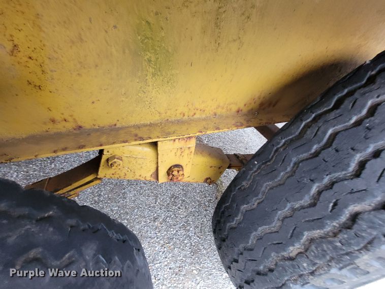 image for item HG9357 Shop built  equipment trailer