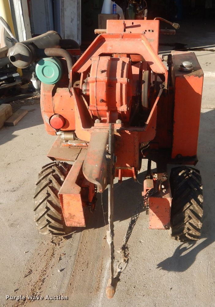 image for item HQ9554 Utility bed trailer with Ditch Witch vibratory plow