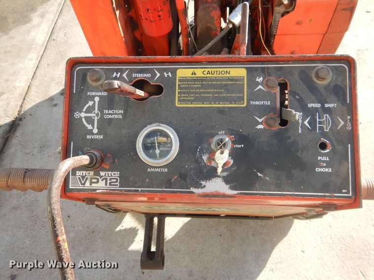 image for item HQ9554 Utility bed trailer with Ditch Witch vibratory plow