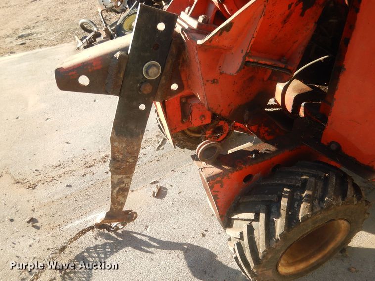 image for item HQ9554 Utility bed trailer with Ditch Witch vibratory plow