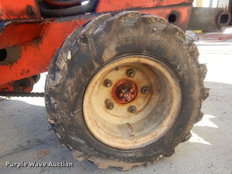 image for item HQ9554 Utility bed trailer with Ditch Witch vibratory plow