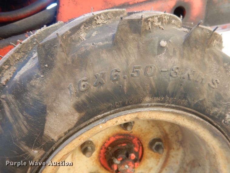 image for item HQ9554 Utility bed trailer with Ditch Witch vibratory plow