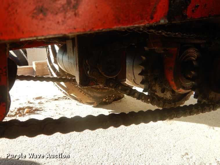 image for item HQ9554 Utility bed trailer with Ditch Witch vibratory plow