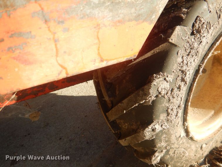 image for item HQ9554 Utility bed trailer with Ditch Witch vibratory plow