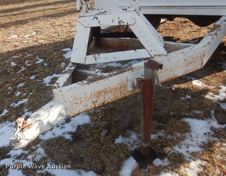 image for item HQ9554 Utility bed trailer with Ditch Witch vibratory plow