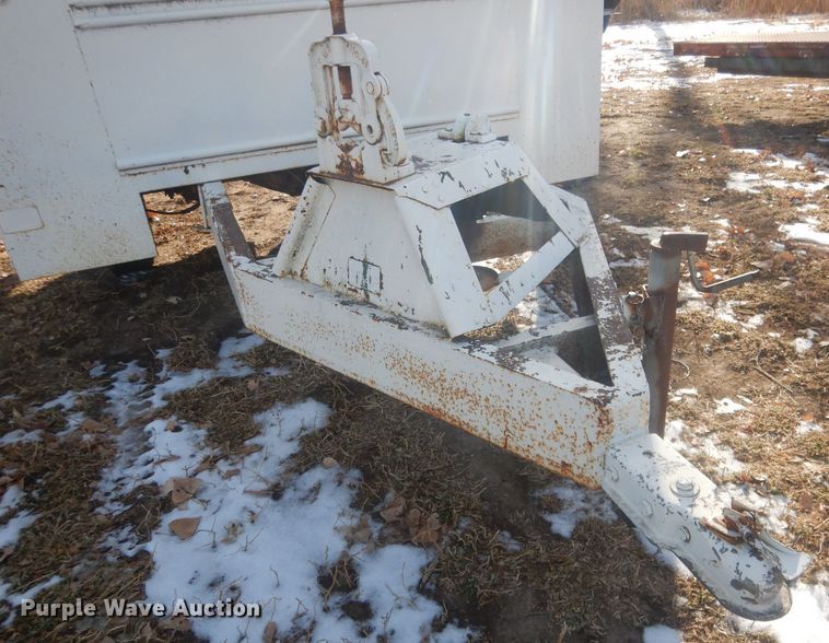 image for item HQ9554 Utility bed trailer with Ditch Witch vibratory plow