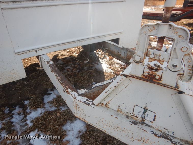 image for item HQ9554 Utility bed trailer with Ditch Witch vibratory plow