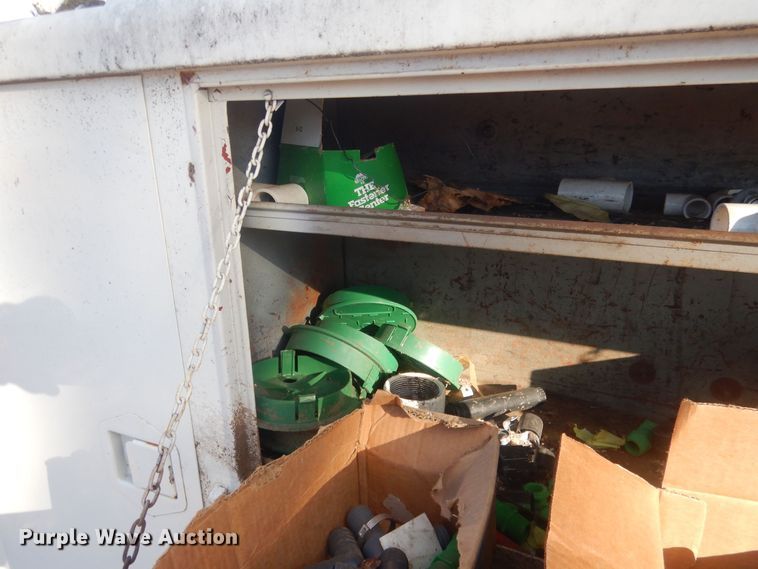 image for item HQ9554 Utility bed trailer with Ditch Witch vibratory plow