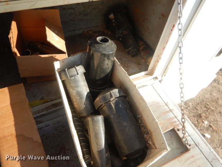 image for item HQ9554 Utility bed trailer with Ditch Witch vibratory plow