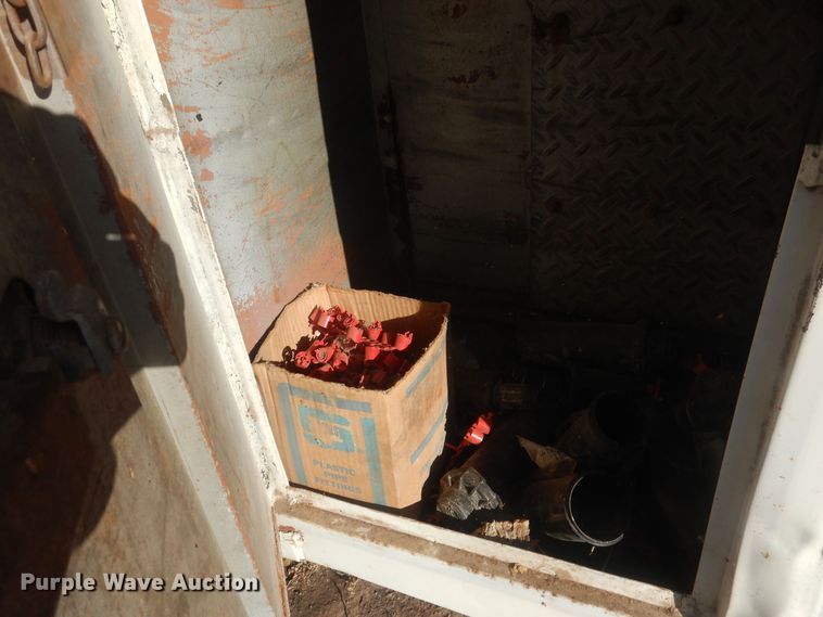 image for item HQ9554 Utility bed trailer with Ditch Witch vibratory plow