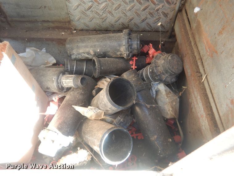 image for item HQ9554 Utility bed trailer with Ditch Witch vibratory plow