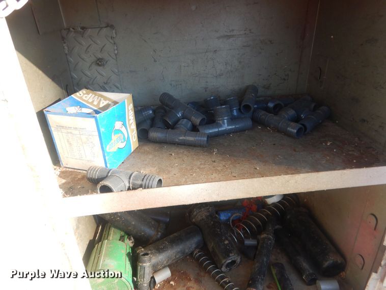 image for item HQ9554 Utility bed trailer with Ditch Witch vibratory plow