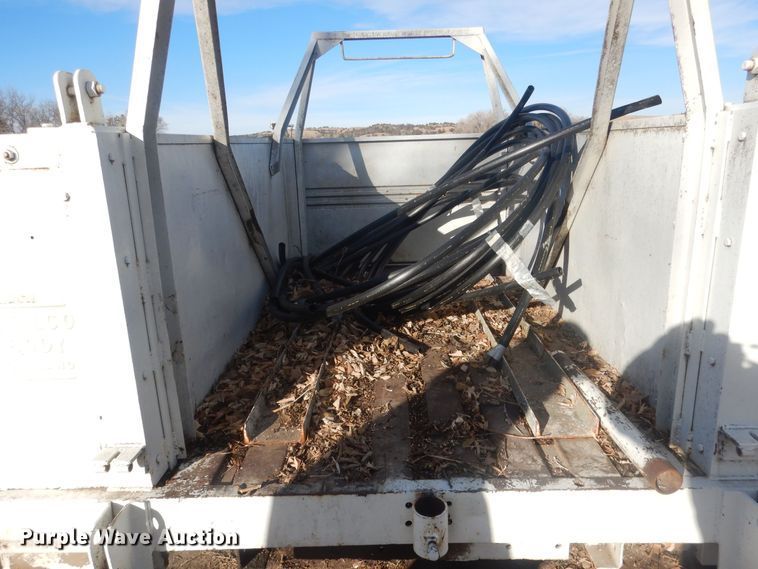 image for item HQ9554 Utility bed trailer with Ditch Witch vibratory plow