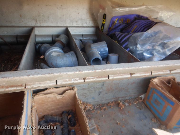 image for item HQ9554 Utility bed trailer with Ditch Witch vibratory plow