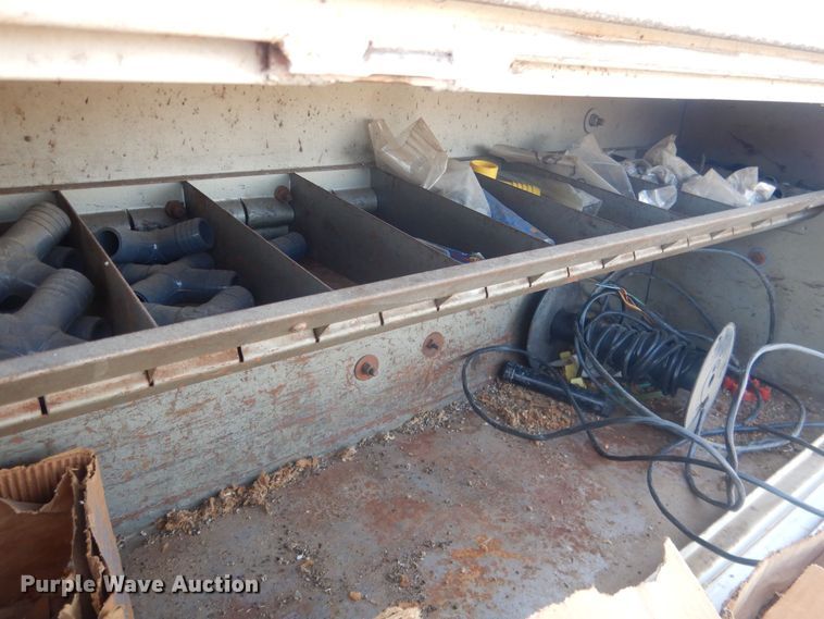 image for item HQ9554 Utility bed trailer with Ditch Witch vibratory plow