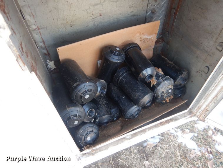 image for item HQ9554 Utility bed trailer with Ditch Witch vibratory plow