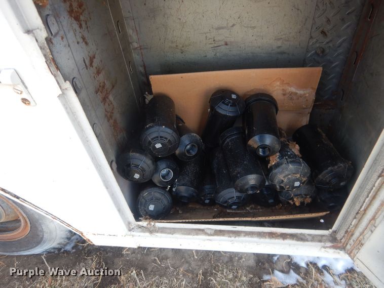 image for item HQ9554 Utility bed trailer with Ditch Witch vibratory plow